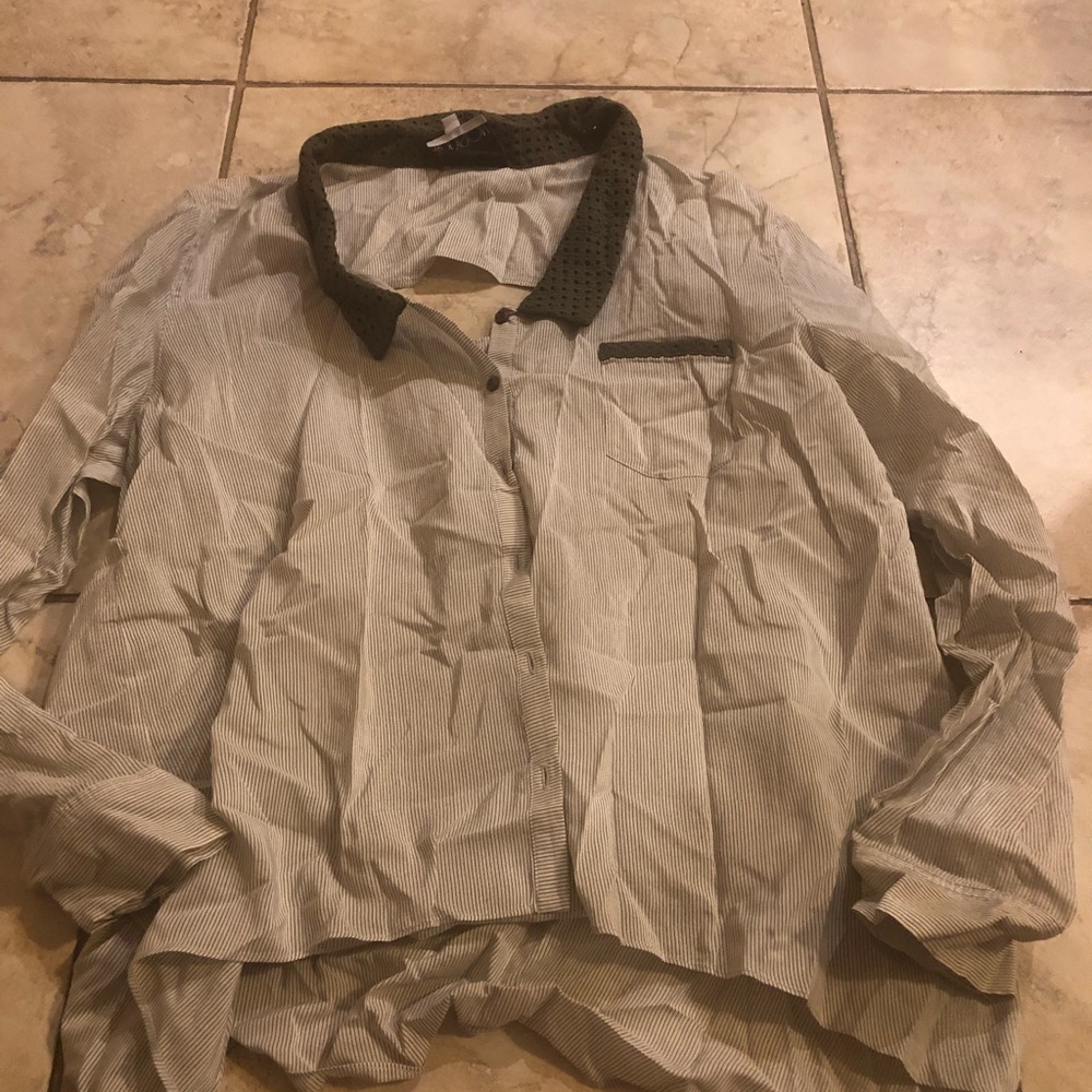 Addison silk and cotton top